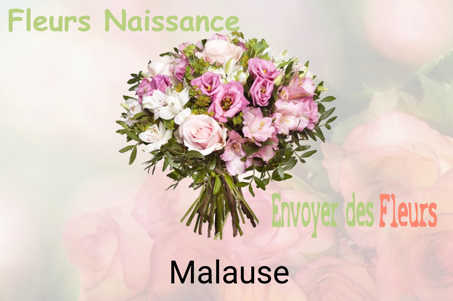 Bouquet de fleurs de naissance livré à Malause